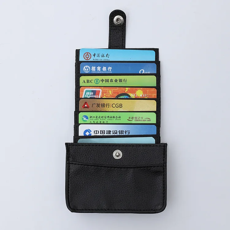 

Credit Card ID Card Wallet Automatic Elastic-Cassette Extendable Wallet Anti-Theft Card Swiping Multi-functional Wallet