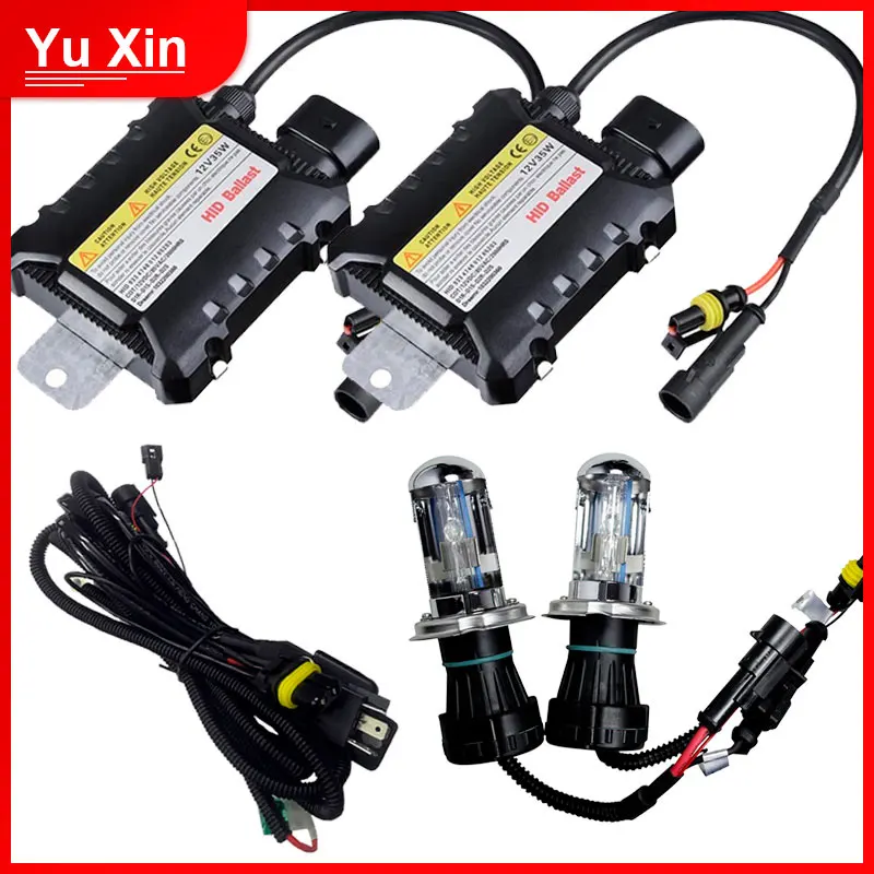 35 Вт HID фары &quotkit bixenon&quot h4 h13 9007 би ксенон комплект ксеноновых передних фар 4300k 6000k
