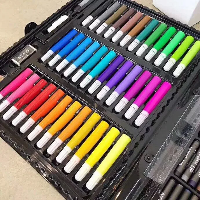 

150 pieces Colors/Set Gel Pen Metallic Marker Pens Neon Color Sketch Pen Creative Ballpoint Pen Highlighter Material