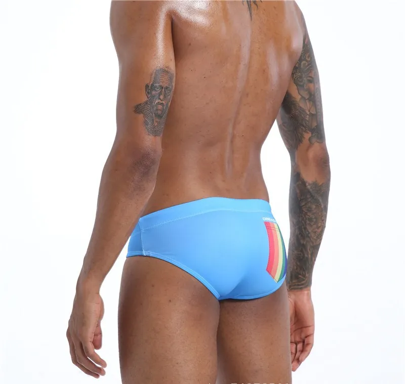 Tanga короткие плавки, Мужская одежда для пляжа, сексуальные мужские шорты для плавания, мужские плавки с мешочком для пениса, пуш-ап подкладка