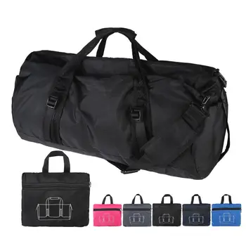 

Fashion Nylon Travel Bag Large Capacity Vintage Luggage Bag Women Men Folding Zipper Travel Bag Handbag Sports Fitness Luggage