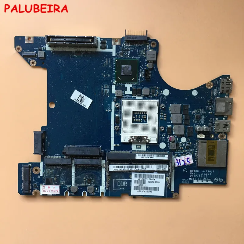 PALUBEIRA CN-034C90 CN-0R3XNJ R3XVJ для DELL Latitude E5430 Материнская плата ноутбука QXW00 LA-7901P REV: 1,0(A00) Материнская плата ноутбука ПК