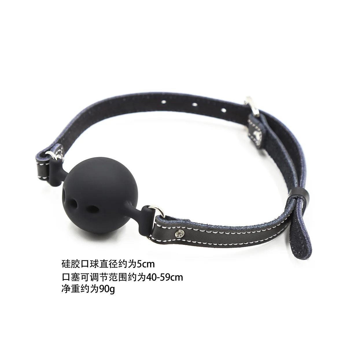 AliExpress Горячая Распродажа стиль для взрослых секс Мелодия игрушка из натуральной кожи плюшевый силиконовый ремешок три маленькие бусина кляп
