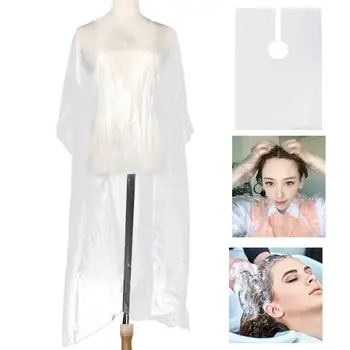 

Hot 50Pcs 120cmx160cm Disposable Hairdressing Capes Waterproof Hair Cutting Apron
