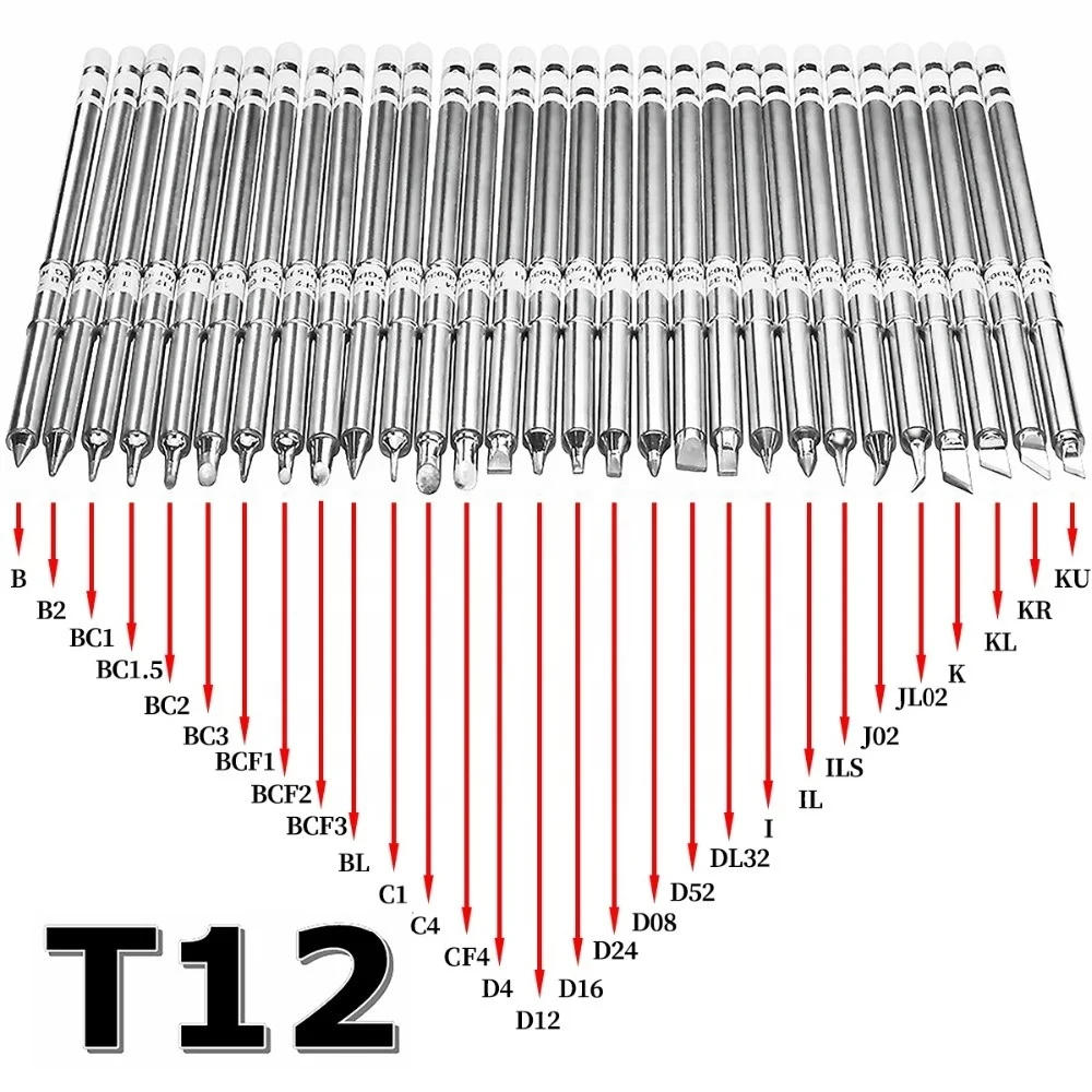 

Japan Quality T12 Series Soldering Tips for soldering station FX951