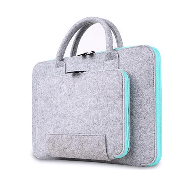 Housse de sac universel en feutre pour ordinateur Portable 17.3 pouces,  sacs de transport pour ordinateur Portable, double fermeture éclair, étui  pour tablette, accessoires Latops - AliExpress