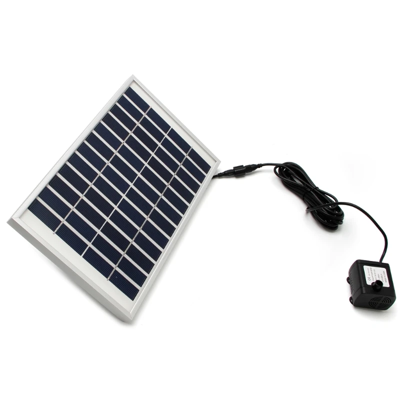 

12V/5W Solar Fountain Garden Water Pump For Landscape Pool Maximum Flow 380L/h Garden Decor Submersible