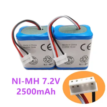 

2pcs Original 7.2V 2500mAh Battery for iRobot Roomba Braava 380 380T Mint 5200c Ni-MH 2500mAh 2.5Ah 7.2v Rechargeable battery