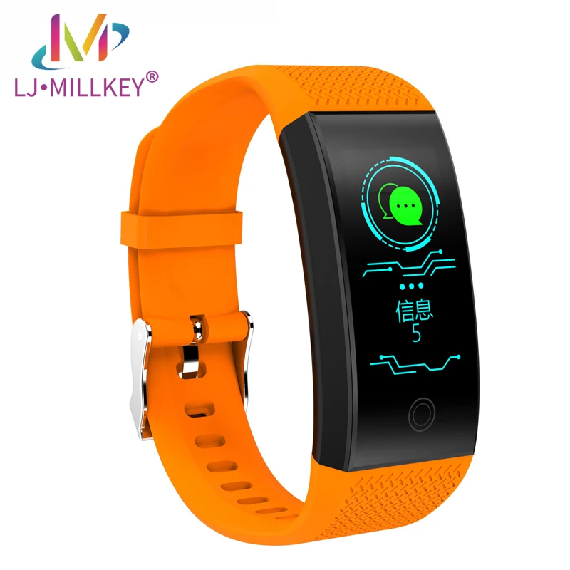 

Smart Bracelet Heart Rate Monitor IP68 Waterproof Color Screen Fitness Tracker Band Watch Outdoor Sports Wristband