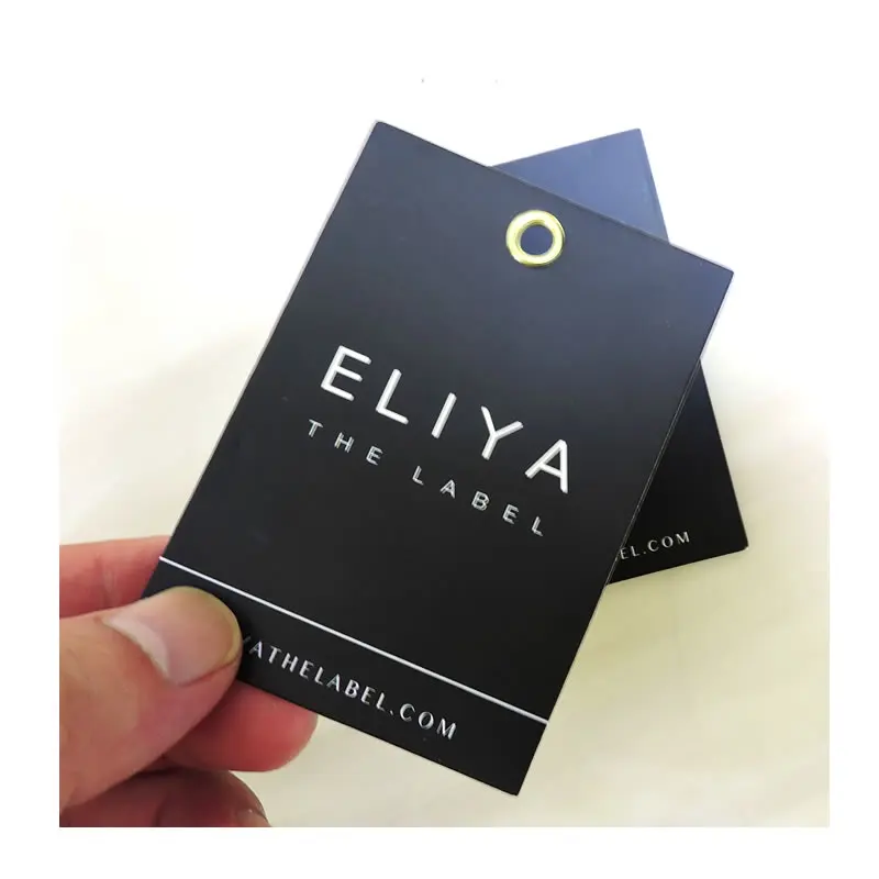 맞춤 인쇄 로고 용지, 그네 걸이 태그, 의류 선물