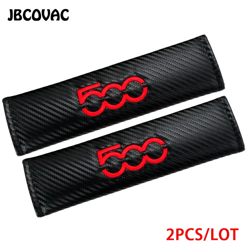 

2pcs Car Styling Accessories Sticker Shoulder Padding Cover Fit For Abarth 500 124 For Fiat Punto Ducato Palio Bravo Tipo Emblem