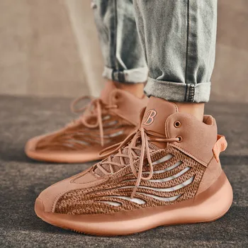 

New Luxury Casual Brand Men Shoes Mid-Top Young Boy Casual Footwear Comfortable Men Flat Shoes Good Quality Men Fashion Sneaker