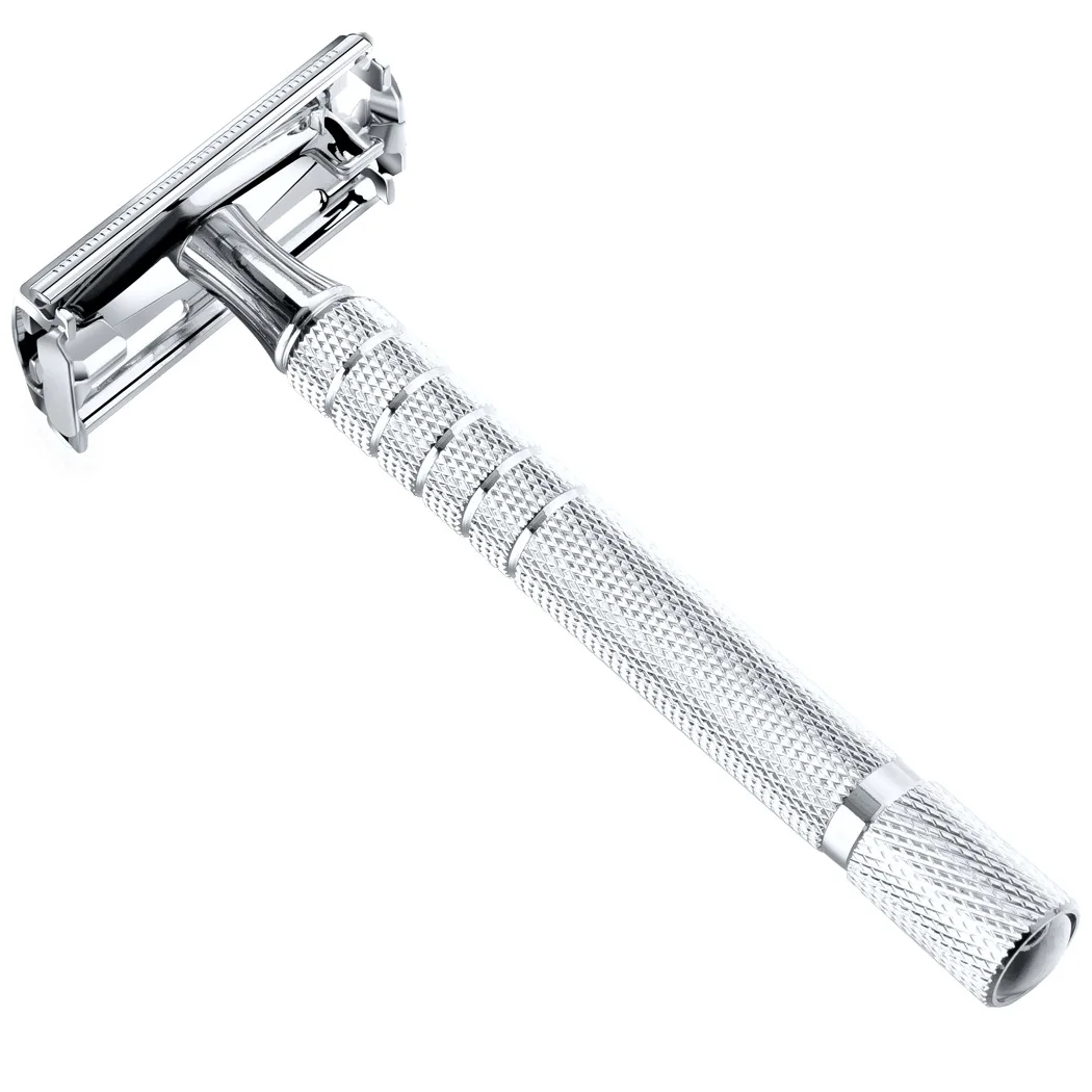 

Foreign Trade AliExpress Hot Selling Double Layer Shaver Manual MEN'S Shaver Razor Old-Fashioned Double-Sided Shaver Manual