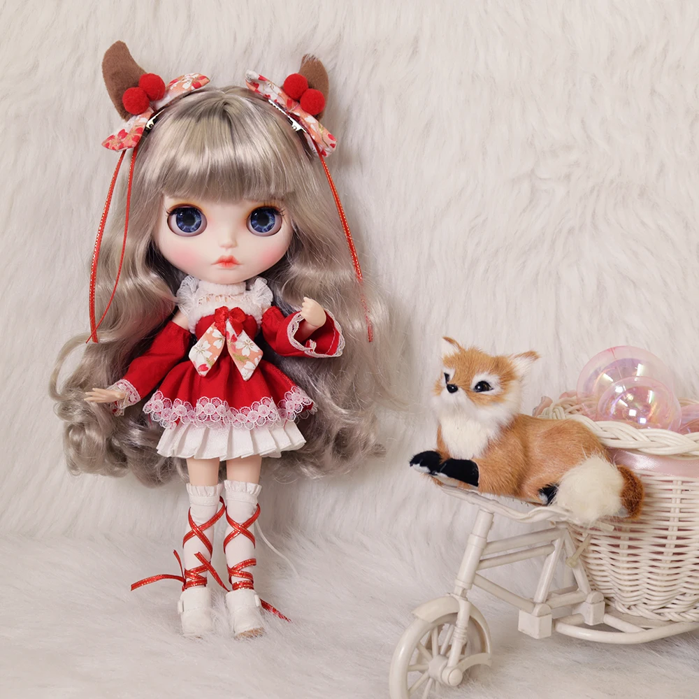 Roupas Para Boneca Do Dia Das Bruxas Dbs Blyth, Vestido De Natal, Roupas  Fofas Para Comemoração De Ano Novo, Protetores De Orelha Para 1/6 Bjd Ob24  Anime - Acessórios Para Bonecas - AliExpress