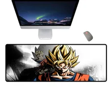 Mairuige Exquisite desk pad, cool dragon ball anime mouse pad, home office game gaming non-slip keyboard pad