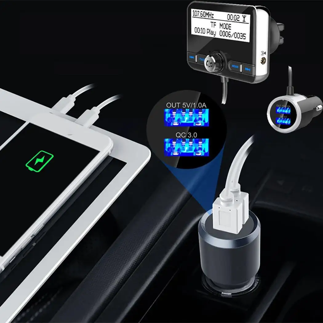 Dab цифровой радио ресивер FM-радио 87,5 МГц-108 МГц Автомобильный Bluetooth 4,2 0,5-2 Поддержка