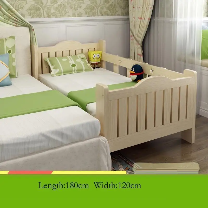 Bois Tempat Tidur Tingkat Yatak Chambre Hochbett litera деревянная спальня с подсветкой Enfant Muebles Cama Infantil детская мебель кровать - Цвет: Number 17