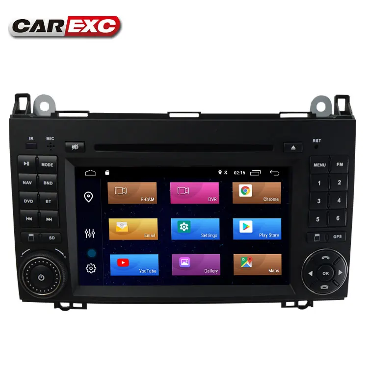 Flash Deal Android9.0 7 Inch Car DVD Player Stereo System For Mercedes/Benz/Sprinter/W169/B200/B-classA160 BT WIFI Radio GPS BT USB 5