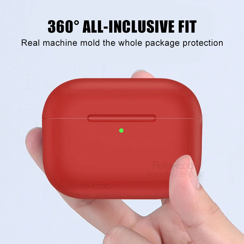 Силиконовый мягкий чехол для Airpods Pro Чехол для Apple Airpods Pro Чехол для беспроводных наушников чехол для Airpod 3 Аксессуары для наушников