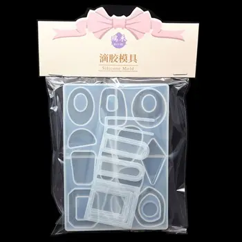 

Acrylic Earring Epoxy Resin Molds Geometric Earrings Pendant Resin Silicone Mold