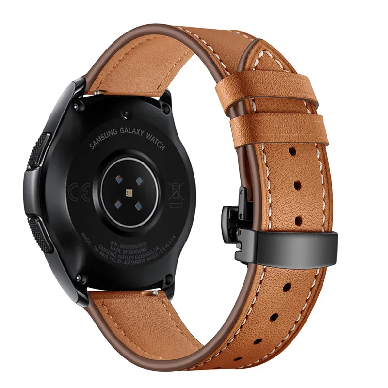 Браслет для samsung galaxy watch active 2 44 мм ремешок 20 мм ремешок из натуральной кожи correa для galaxy watch active2 40 мм браслет