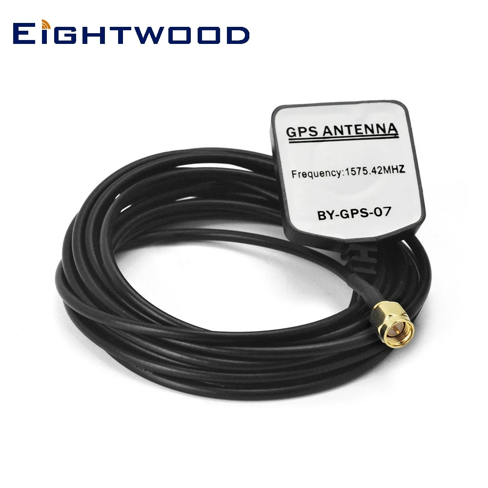 Eightwood автомобиля активный GPS антенна с разъемом SMA 1575 42 ± 3 МГц 300 см кабель для Boss