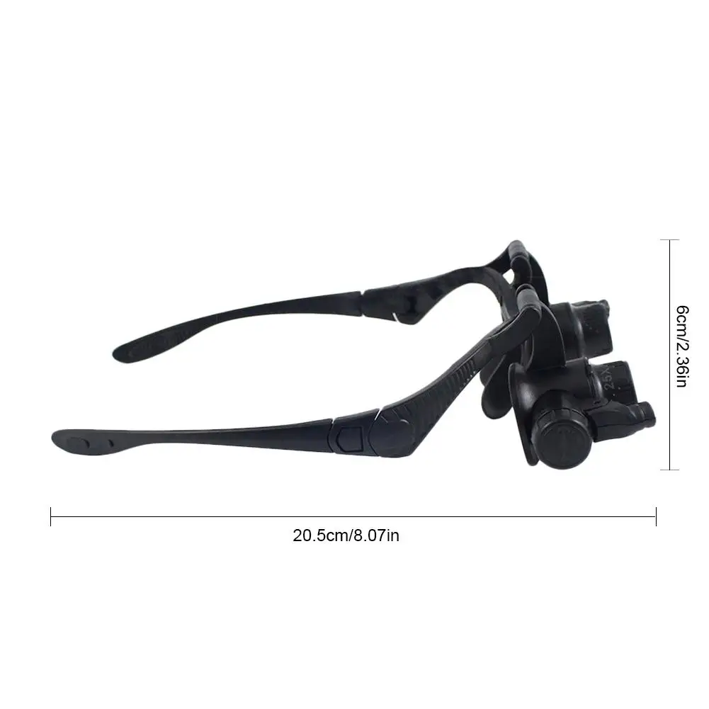 Najtaniej 10X 15X 20X 25X lupy do ścisłej współpracy szef noszenie lupy lupa z światło lupa do naprawy zegarka jubiler