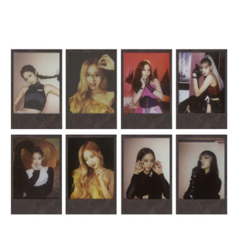 KPOP BlackPink альбом Kill This Love двойные стороны LOMO Card Fans коллекция JISOO LISA JENNIE ROSE - Цвет: 02