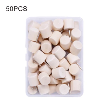 

1box Push Pin Nail Decorative Binding Supplies Craft With Organizing Container Map Home Photo Wall Office Wooden Thumbtack