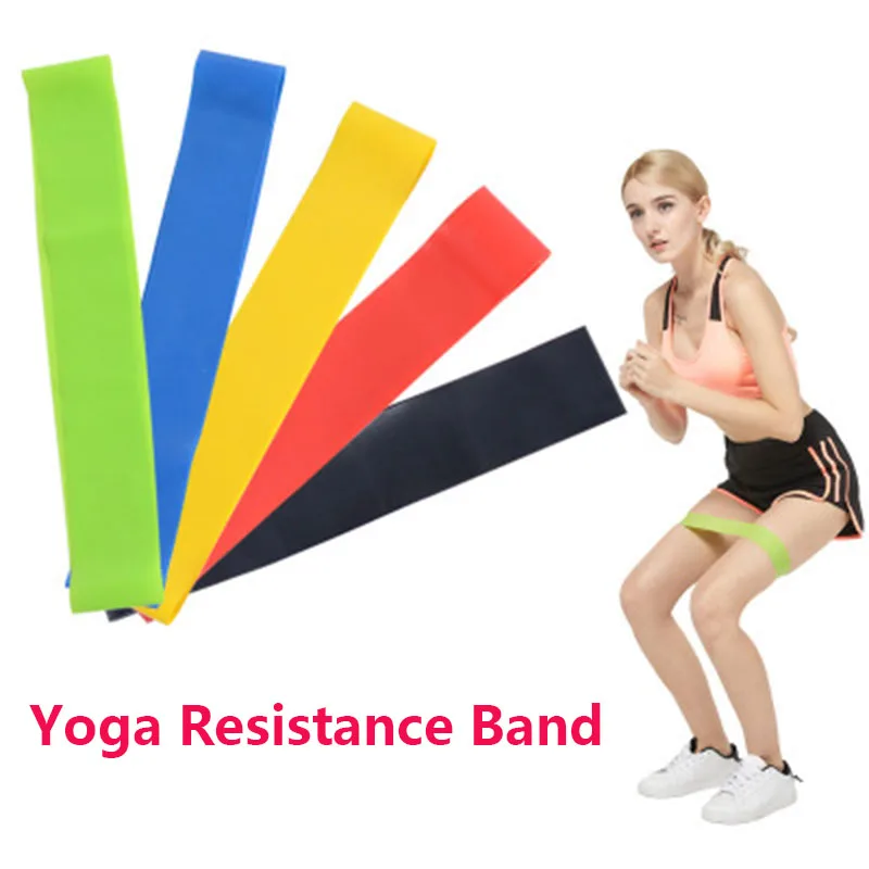 

Elastic Fitness Yoga Loop Band Natural Latex Tension Resistance Band Pull Rope Body Ankle Leg Exercise Training Rubber Yoga Belt