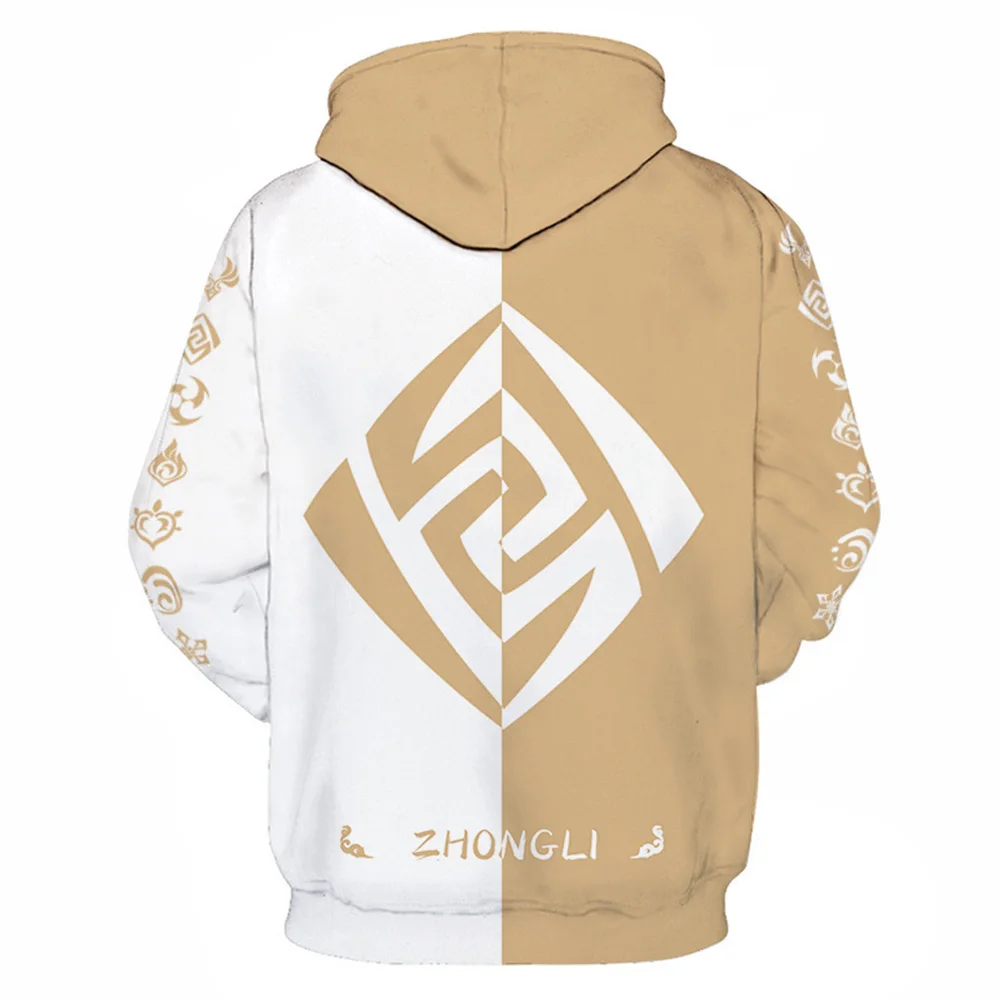 Genshin Impact Cosplay Hoodie 3D Ʈ ĵ Ƽ   ĳ־ ƮƮ Ǯ