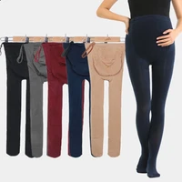 320D Spring Autumn Belly Pregnant Tights Maternity Hosiery Elastic Strap Adjust Stocking Pantyhose for Pregnancy Women 1