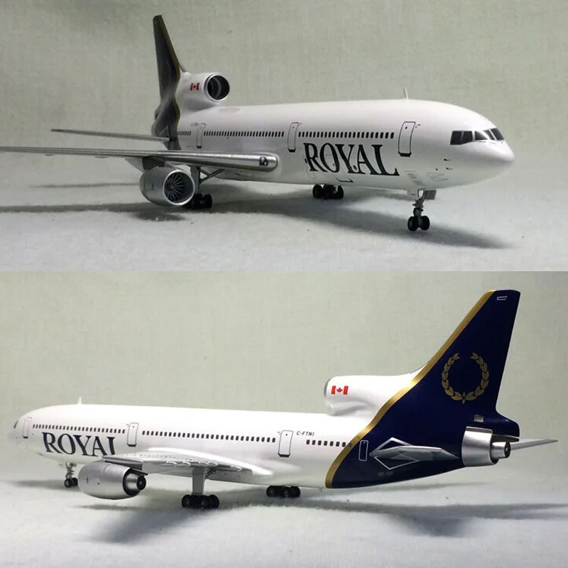 US $114.79 1200 Scale L1011 CANADA ROYAL Airlines Diecast Alloy Aircraft Plane Model Airplanes collectible model Toy