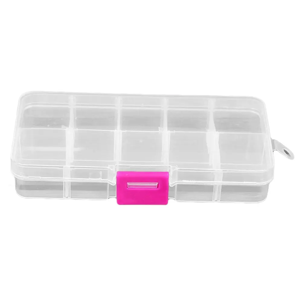 10 сетки пластиковый ящик для хранения для небольших компонентов ювелирных изделий ящик для инструментов бусина таблетки Органайзер