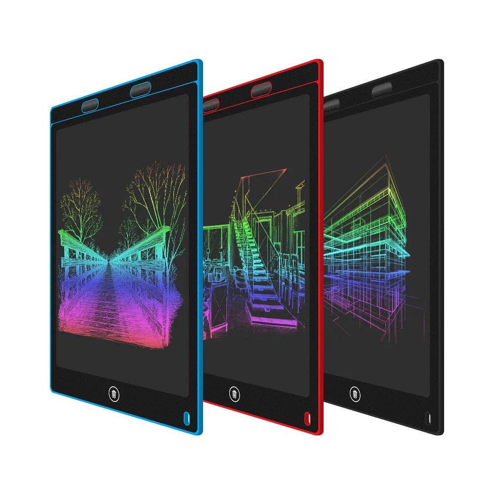 

LCD Writing Tablet 12 Inch Erasable Electronic Drawing Board Digital Paperless Doodle Pad with Stylus Gift for School Students