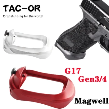 

Tactical CNC Glock PRO Plus Magwell Grip Adapter Base Pad for Hunting Pistol Glock 17 22 24 31 34 35 37 Gen 1-4 Dropshipping