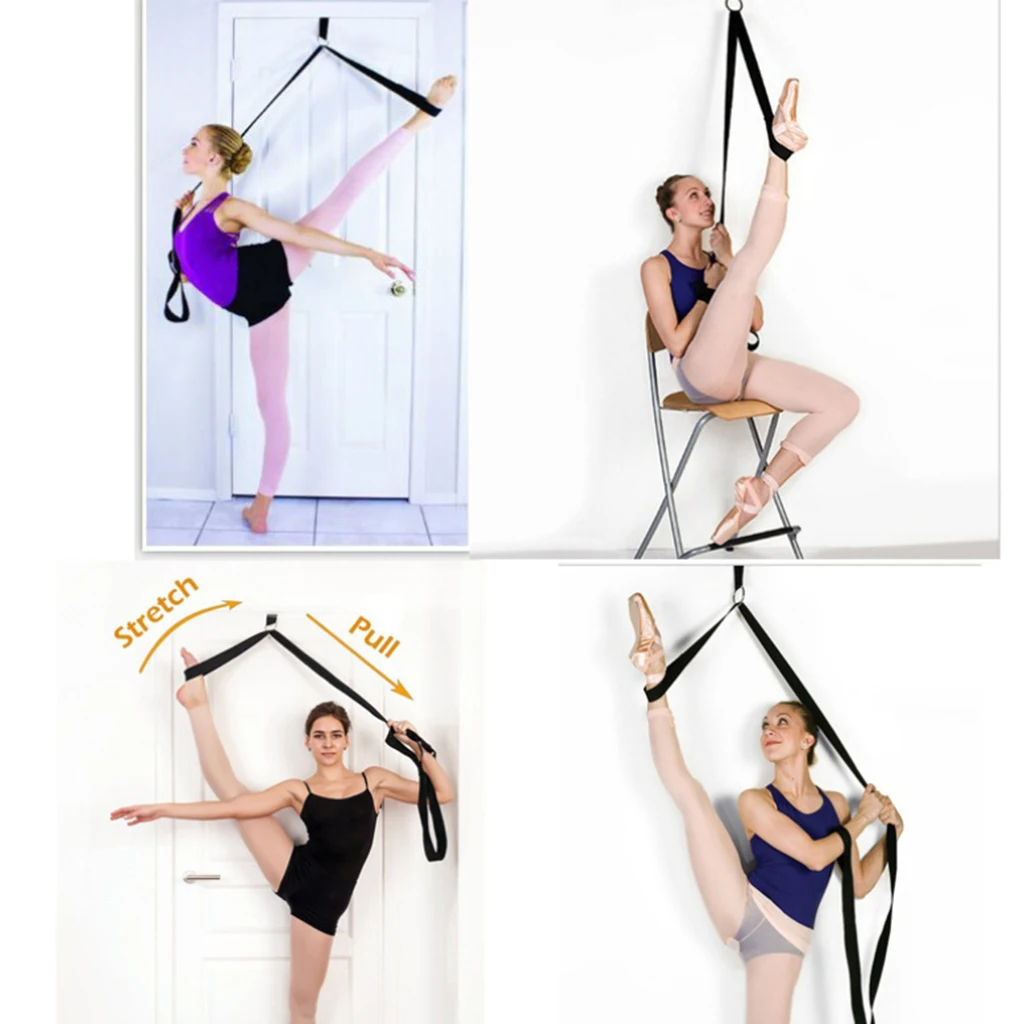 Ballet Stretch Band Leg Door Stretching Strap Stretcher Thigh Toner Trainer