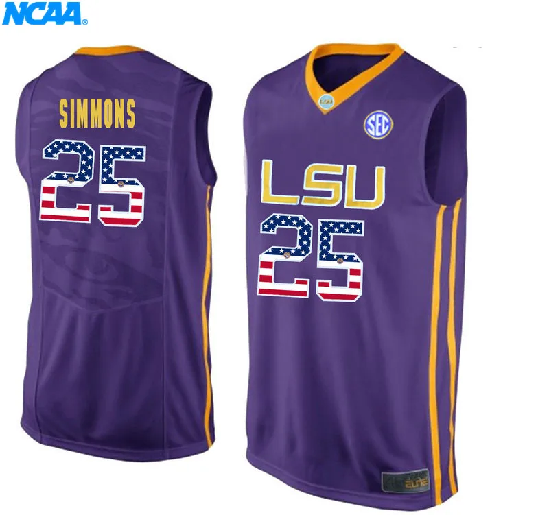 Новое поступление, высокое качество, LSU Aaron Epps#21 Aaron Moffitt#42, футболка, спортивные майки, S-XXXL