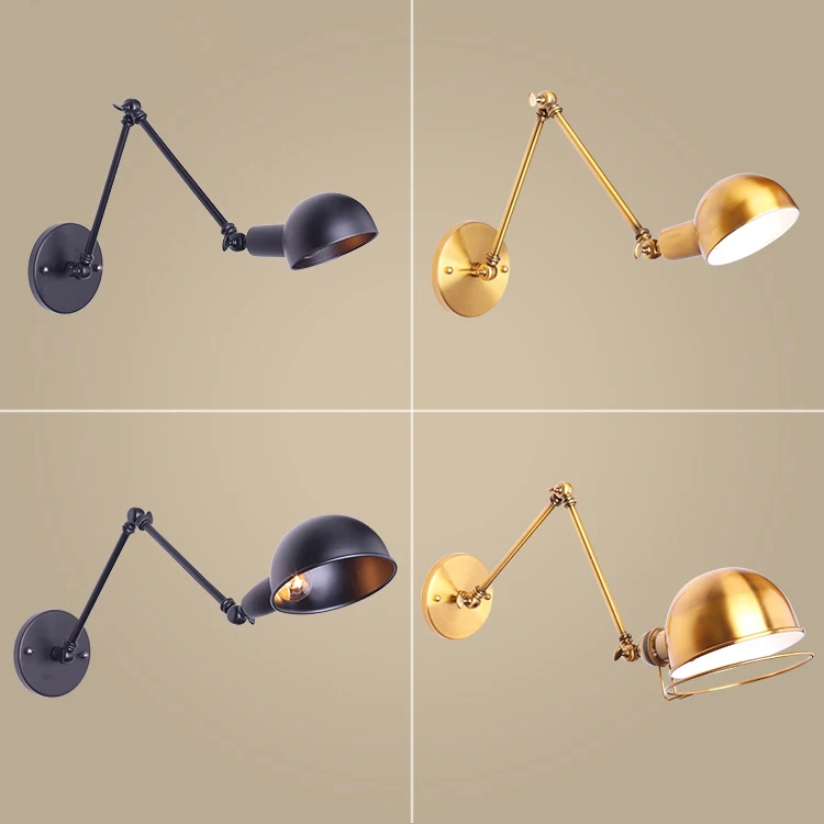 

Classic Nordic loft industrial style adjustable jielde Wall Lamp Vintage sconce wall lights LED for living room bedroom bathroom