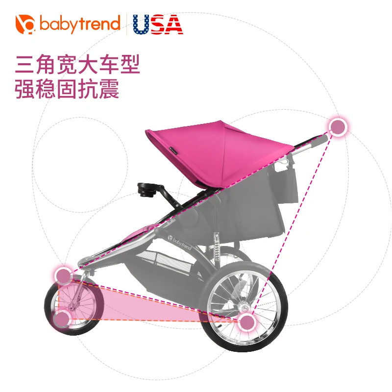 Babytrend амортизатор детская тележка может сидеть на лежащей коляске зонтик автомобиль