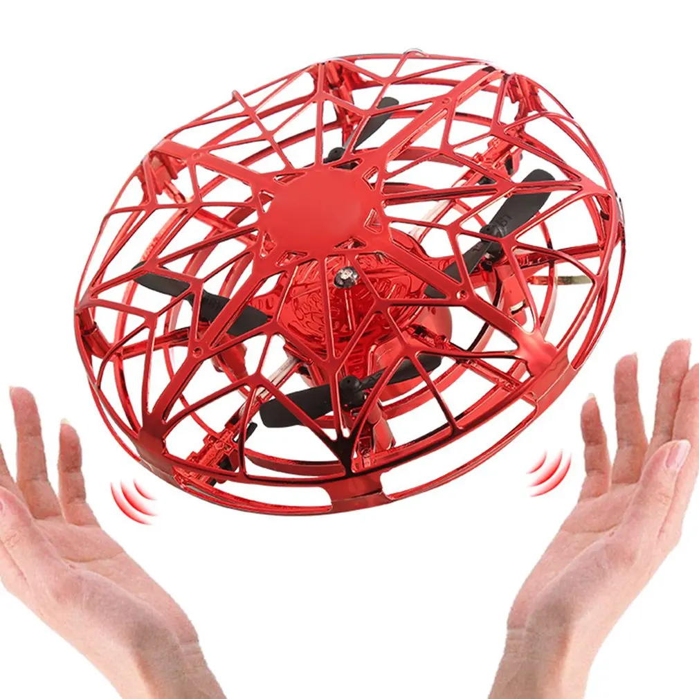 

Mini Flying Helicopter UFO RC Drone Hand Sensing Aircraft Electronic Model Quadcopter flayaball Toys Small drohne For Children