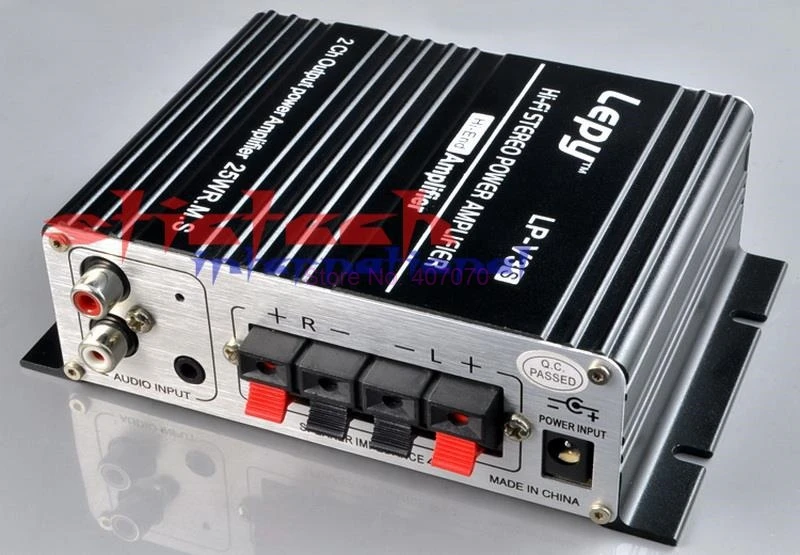 От DHL или Fedex 10 настроек 12V 5A LEPY-V3S music DC усилитель мощности рабочего стола |