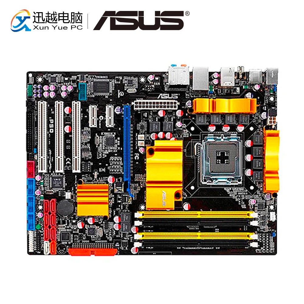 

Asus P5Q Desktop Motherboard P45 Socket LGA 775 For Core 2 Duo DDR2 8G SATA2 USB2.0 ATX Original Used Mainboard