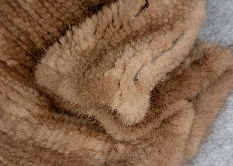 ZDFURS* Натуральная Вязаная Шаль из меха норки, натуральная эластичная шаль из меха норки, шарф из натурального меха
