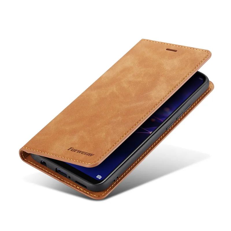 Forwenw ретро кожаный кошелек чехол для huawei mate 20 Lite магнети карты бумажник чехол для huawei P30 Pro P20 Lite P Smart Plus