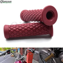 Универсальный 7/" 22 мм мотоцикл Винтаж резиновый руль для мотоцикла для KTM Duke 200 390 125 RC125 RC200 RC390 125Duke RC8/R