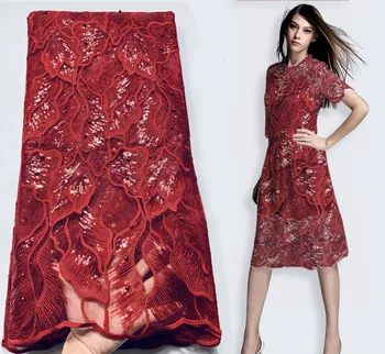 

2020 Latest French Nigerian Lace Fabrics High Quality Tulle African Lace Fabric HLL4583. Wedding Stones French Tulle Lace 02