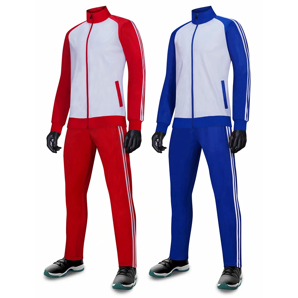 Long Sleeves Men Kids Soccer Jerseys Set Winter Sportswear Running Jacket with pants Men Sports Training Tracksuit Uniforms Suit