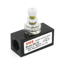 G1/" Труба одноходовой клапан контроля скорости потока дроссельной заслонки RE-02