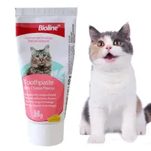 Сырный ароматизированный зубная паста для кошек набор с 2 зубными щетками съедобные товары для гигиены полости рта для домашних животных удаление плохого дыхания